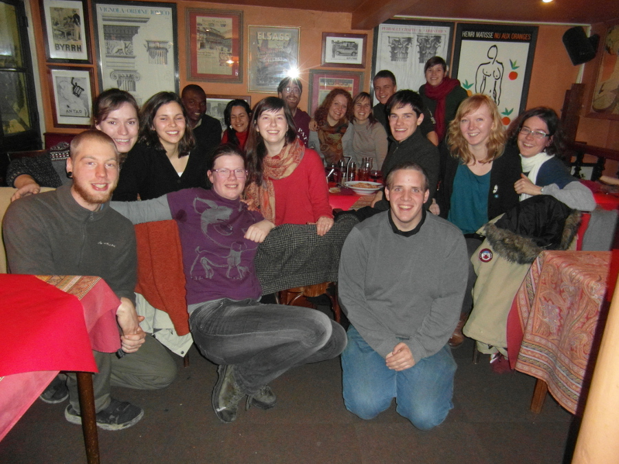 A group of my "generation" of volunteers, reunited at Strasbourg 2013